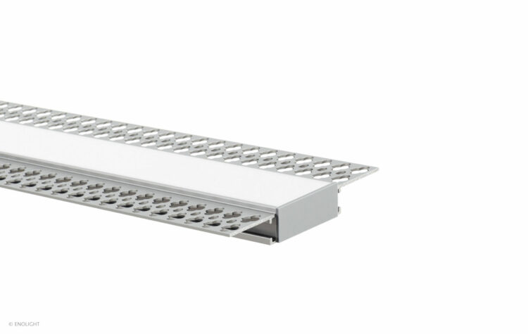 SPK7615F Recessed Drywall Linear Light with Flush Frosted Lens