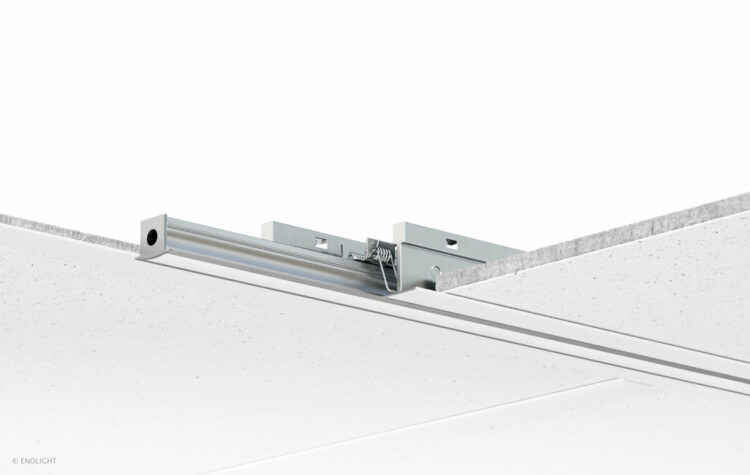 VIV1207C Ultra Thin Ceiling Board Recessed Linear Light with Frosted Lens