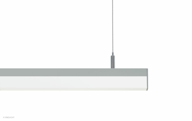 VIV1603S Ultra Thin Pendant Linear Light with Square Frosted Lens