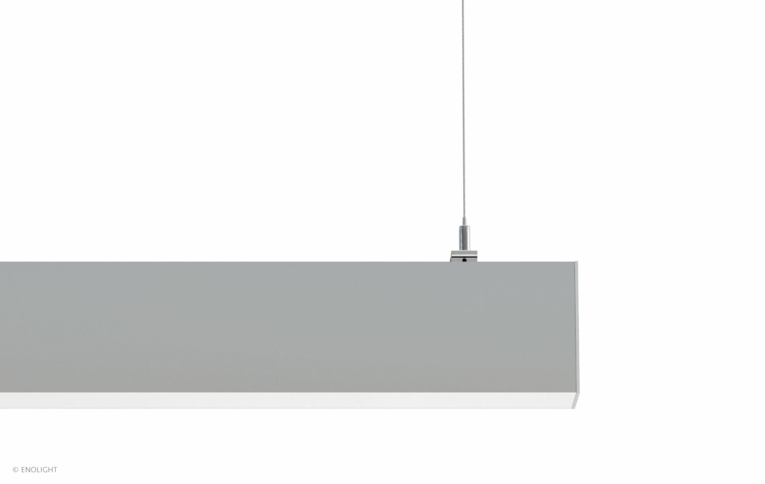 VIV5075F Extendable Bright Pendant Linear Light with Flush Frosted Lens