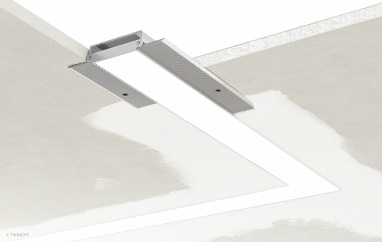 SPK8615F Arthitectricual Drywall Linear Light with One And Half Inch Flush Frosted Lens