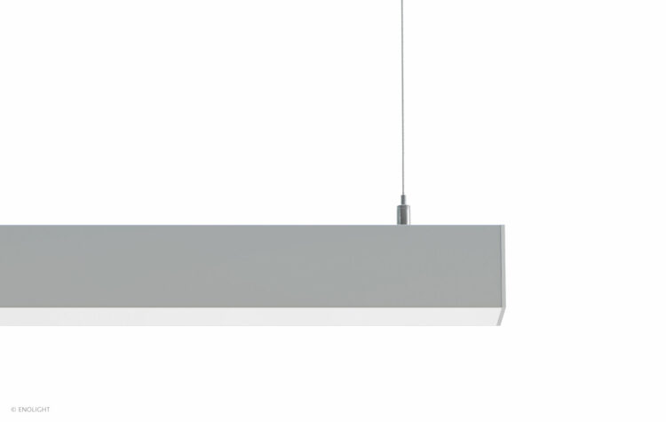 VIV4035F Extendable Pendant Surface Linear Light with Flush Frosted Lens