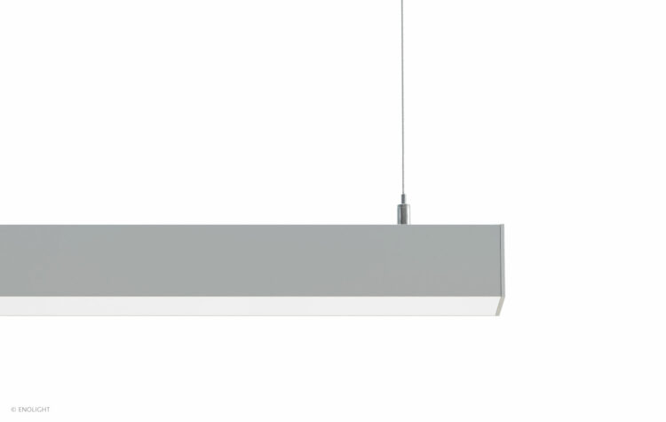 VIV5036F Extendable Pendant Surface Linear Light with Flush Frosted Lens